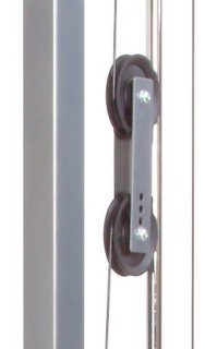 Upper and lower pulley for IMPULSE discs