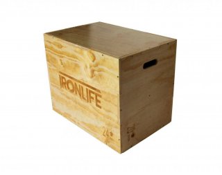 Plyo Box drevený IRONLIFE