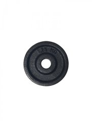 Činka s liatinovým kotúčom ARSENAL 1,25 kg, otvor 26 mm, ČIERNA