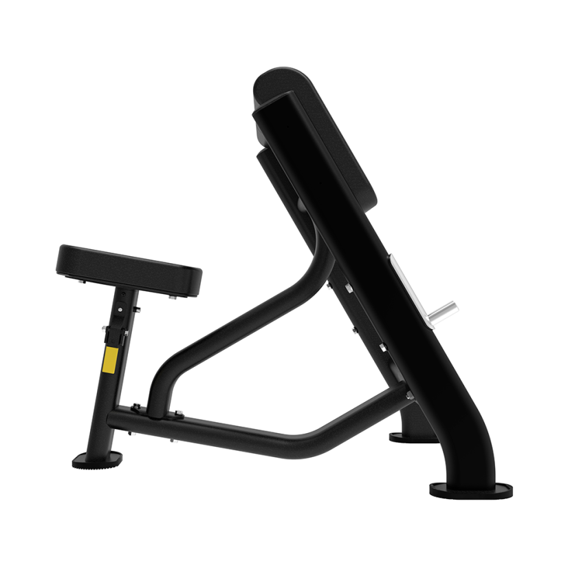 Lavice na biceps v sedě IMPULSE Seated preacher curl, BLACK