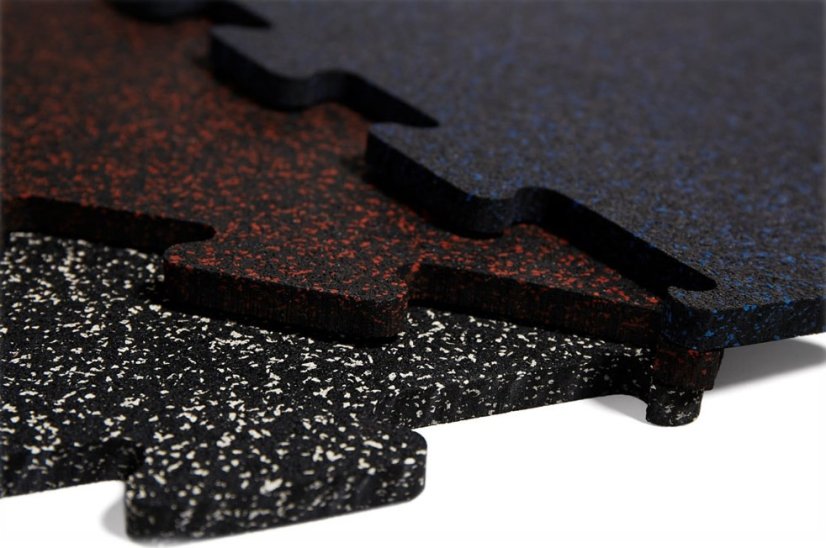 Sportovní podlaha EWMAT puzzle MAT, 10 mm, 10% EPDM - Varianta: Sportovní podlaha EWMAT puzzle, tl. 10 mm, 10% EPDM, Zelená, RAL 6017