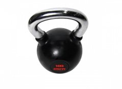 Kettlebell IRONLIFE 14 kg, pogumovaný