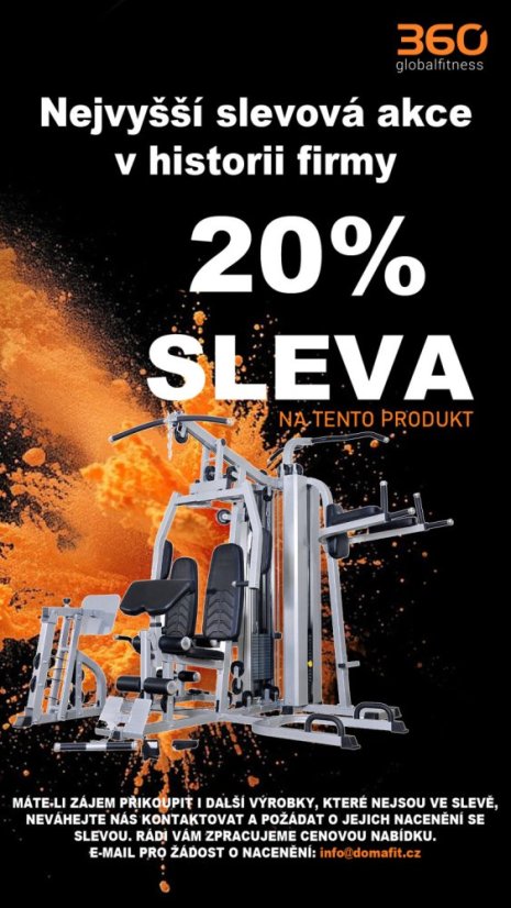 Posilovací stroj IRONLIFE MultiGym IR-1600