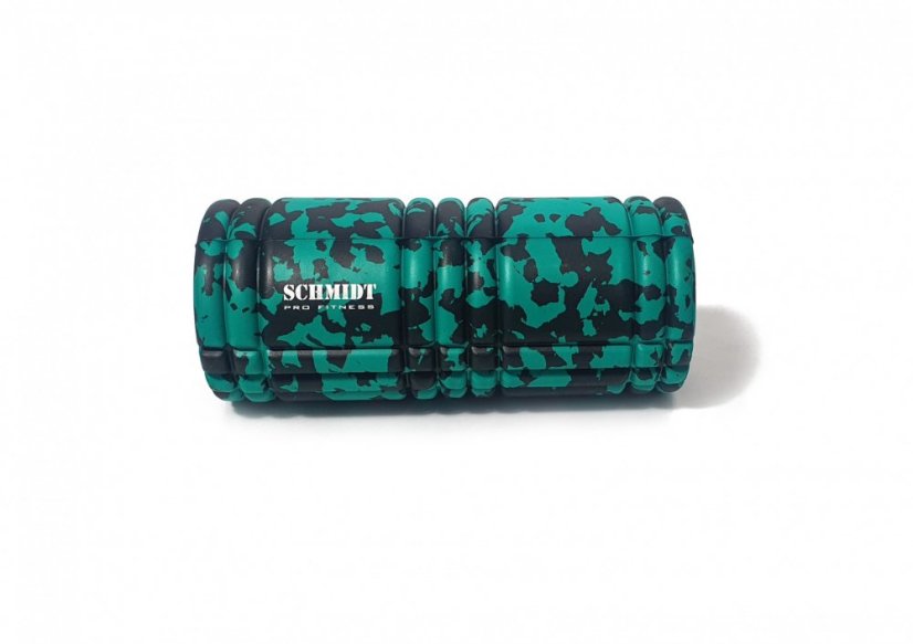Masážní pěnový válec dutý IRONLIFE 33 x 14 cm, CYAN