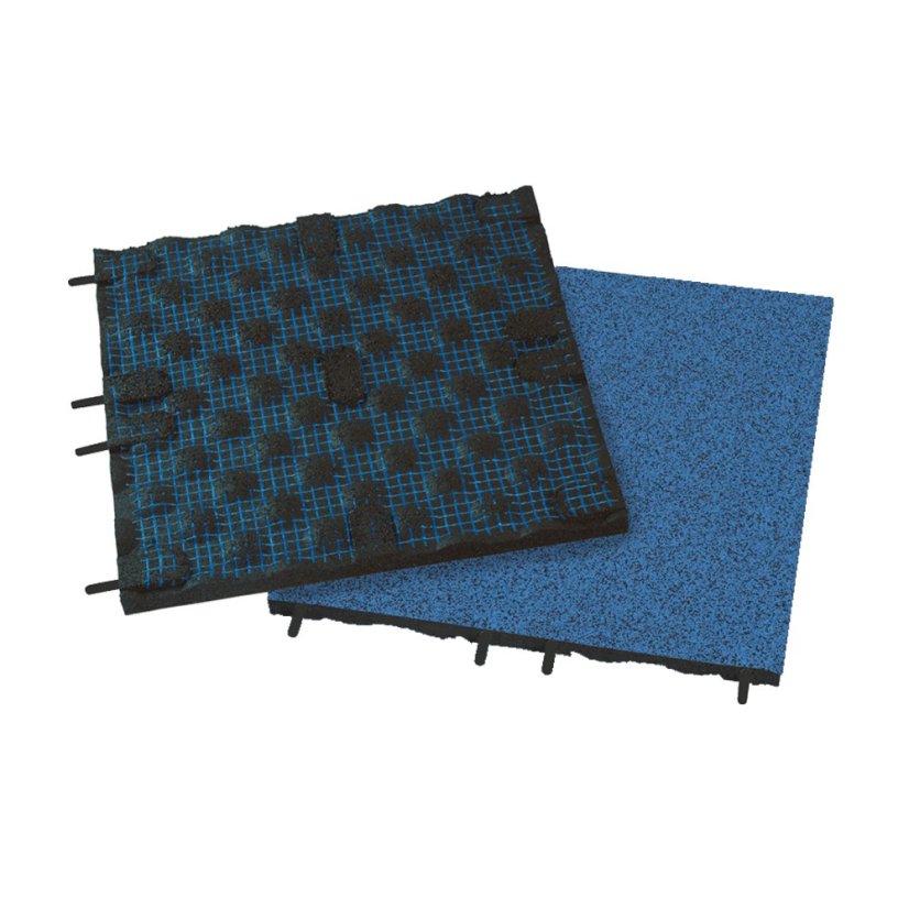 Podlaha SPORTEC STYLE PURCOLOR tl. 30 mm, 85% EPDM - Varianta: Style 50x50cm, Pur Color 85%, 30 mm, světle šedá