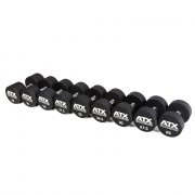 Set of one-hand dumbbells ATX LINE, urethane 5-50 kg - 19 pairs