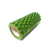 Massage foam roller hollow IRONLIFE 33 x 14 cm, GREEN