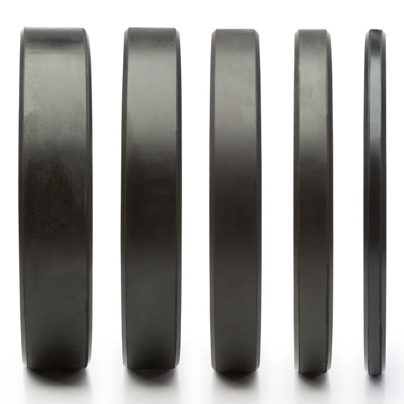 BUMPER disk ATX LINE 15 kg, ČIERNY
