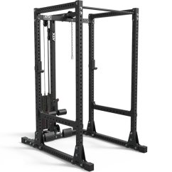 Posilovací klec Power rack ATX fitness s horní a spodní kladkou na cihličky výška 225 cm Posilovací klec Power rack ATX fitness s horní a spodní kladkou na cihličky výška 225 cm