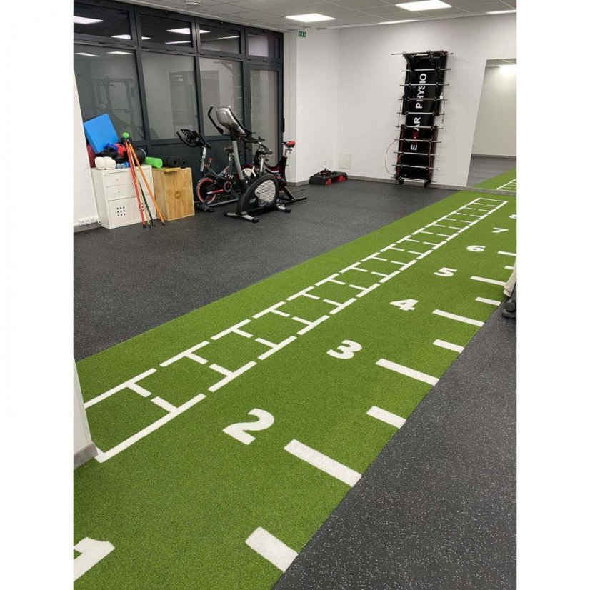 Sprint Track; Heavy Start & Finish, značky po 1bm, čísla, tl. 13 mm, žlutá, 1 m²