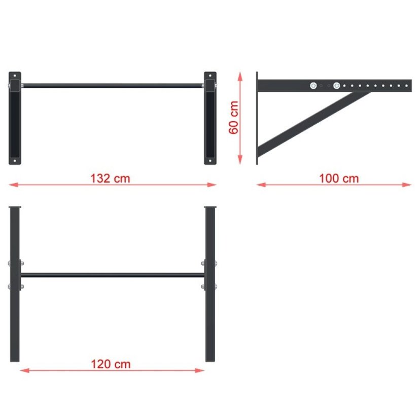 Hrazda na shyby ATX LINE Pull-Up System