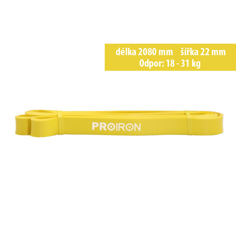 Odolná guma PROIRON 2080 x 22 mm - ŽLTÁ