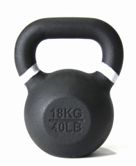 HANTLA ŻELIWNA KETTLEBELL CZARNA