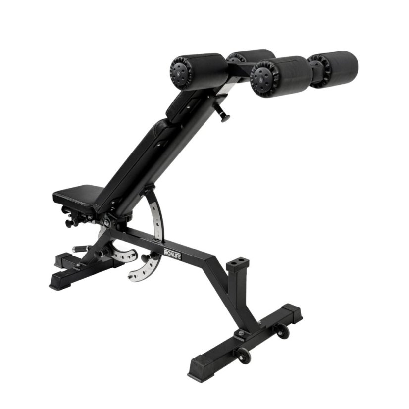 Posilovací lavice IRONLIFE Adjustable Utility Bench + břicho