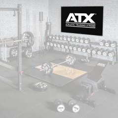 ATX LINE Banner čierny, biely nápis, 200 x 125 cm