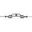 Olympijská tyč ATX LINE Camber Bar s paralelnými úchopmi, 2000/50 mm, 28 mm úchop
