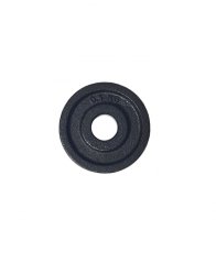 Závaží na činky litinový kotouč ARSENAL 0,5 kg, otvor 26 mm, ČERNÝ