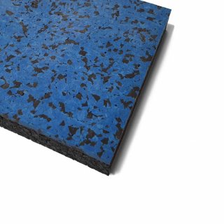 Športová podlaha GELMAT puzzle MAT, 15 mm, 80 % EPDM, modrá