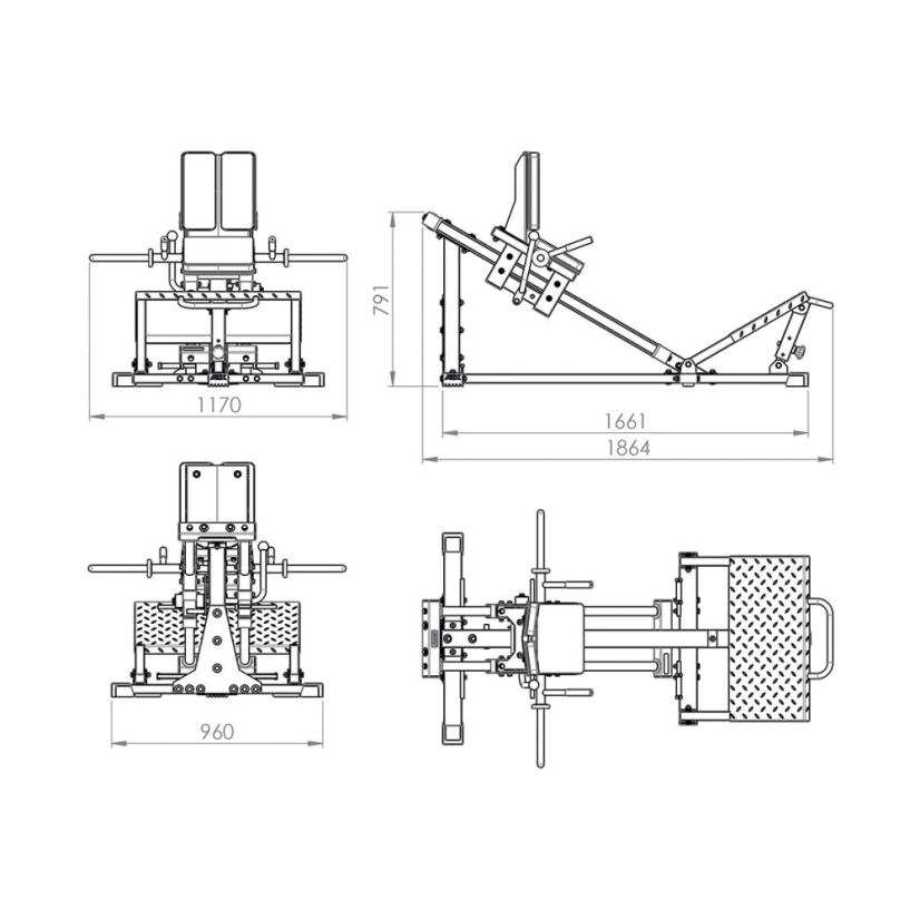 Leg Press ATX Compact Combo