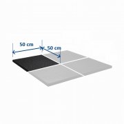 Sportovní podlaha GF Home Basic 15 mm - černá 0,5 x 0,5 m