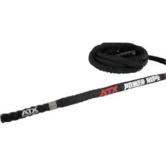 Tréninkové lano ATX LINE Nylon Protection Rope - Délka 10 m, 38 mm, černé