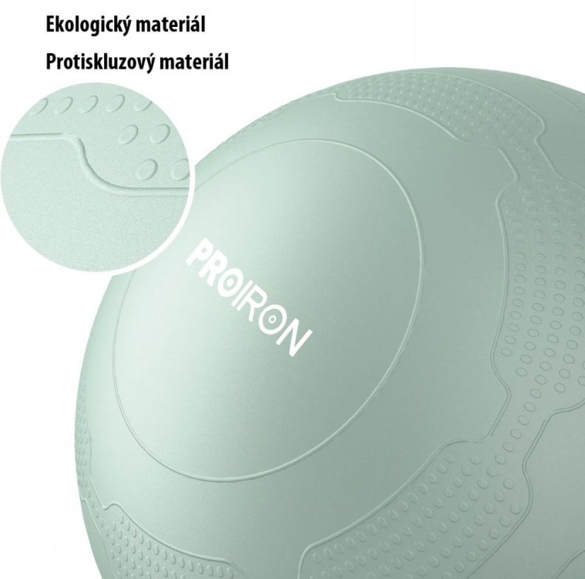 PROIRON Yoga Ball Embos - 65 cm, light green