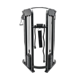 Multifunkční posilovací stroj INSPIRE; Functional Trainer, cihličkové závaží (2 x 75 kg)