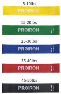 PROIRON resistance rubber set - 5 pcs