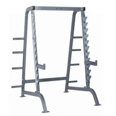 Stojan na drepy IMPULSE FITNESS s možnosťou pridania na multipress, výška 210 cm