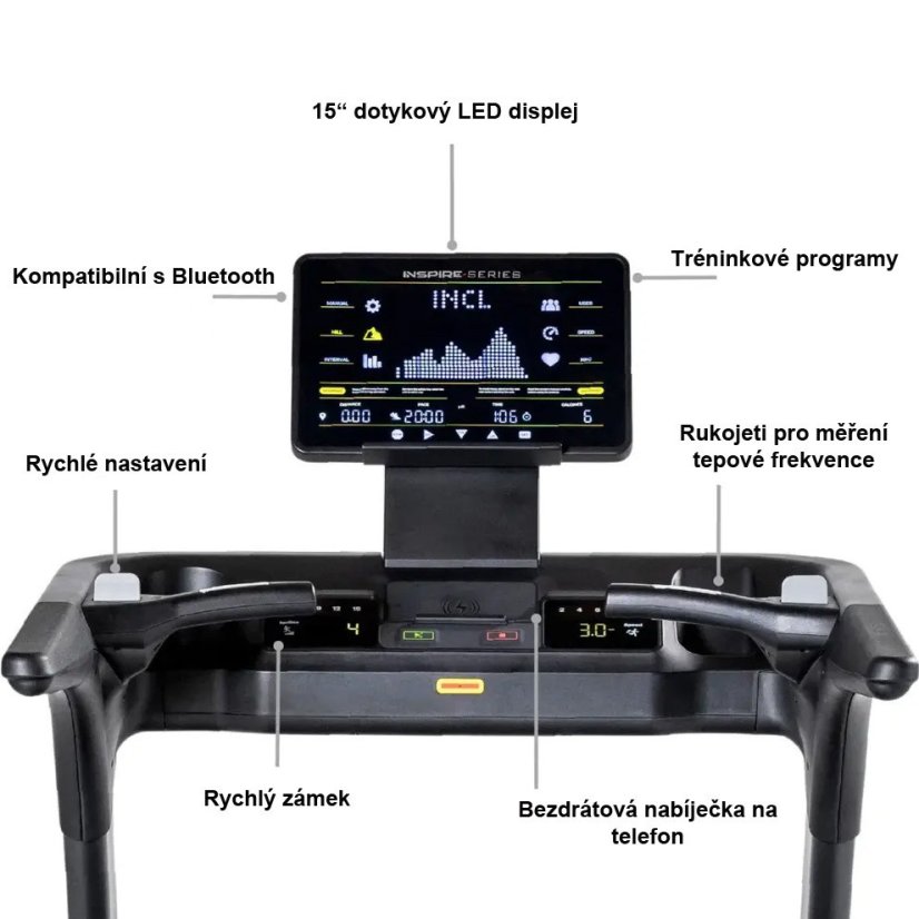INSPIRE; Tread 7S Treadmill TFT
