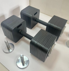 IRONLIFE adjustable dumbbells 2 - 20 kg, square, pair