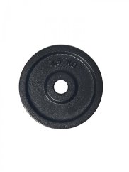 Činka s liatinovým kotúčom ARSENAL 2,5 kg, otvor 26 mm, ČIERNA