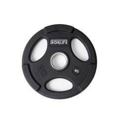 Kotouč olympijský pogumovaný IRONLIFE Deluxe plate 2,5 kg