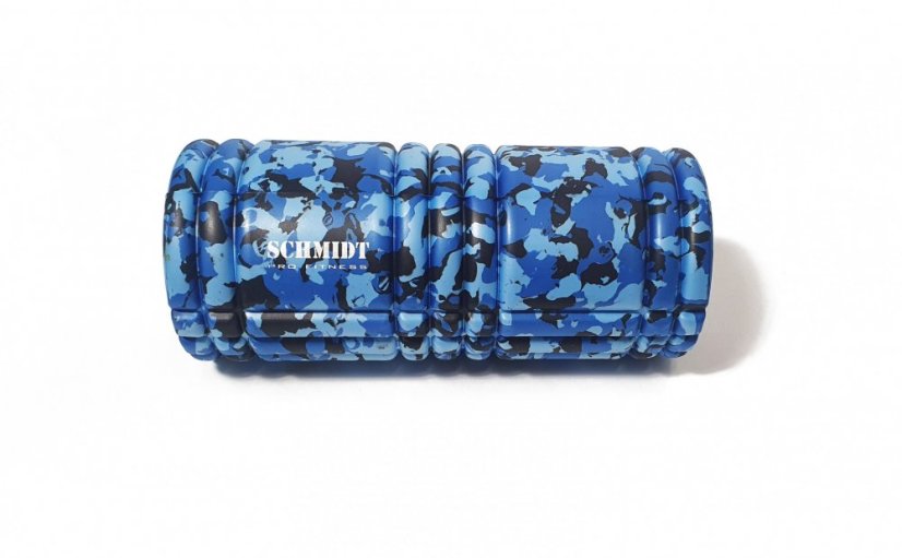 Masážní pěnový válec dutý IRONLIFE 33 x 14 cm, BLUE