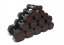 PROIRON pogumované jednoručné činky 3 - 24 kg (9 párov)