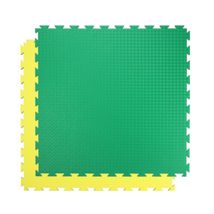 Podlaha TRENDY Tatami Standard 20 mm (tvrdost 35-40%) - Varianta: Podlaha Tatami Competition Profi 20 mm (tvrdost 35 - 40%), zeleno-žluté