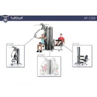 TUFF STUFF APOLLO 2-Work Station w/Multi Gym System