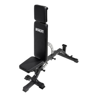 Posilovací lavice IRONLIFE Adjustable Utility Bench + břicho