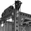 ATX LINE; Multi Pull Half Rack mit 2 x 110 kg