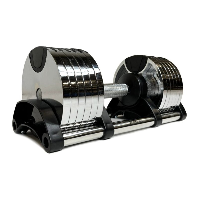 IRONLIFE; Dumbbell Set, 2,5 - 40 kg, pár - CHROME
