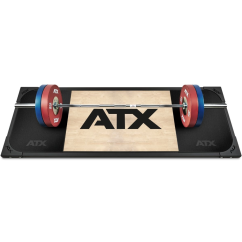 Platforma ATX LINE Deadlift II, Guma, 250 x 88 cm - logo, Classic