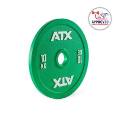 Kalibrovaný oceľový kotúč ATX RL 10 kg s reliéfnym povrchom