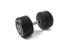 Pogumovaná jednoručná činka IRONLIFE 40 kg