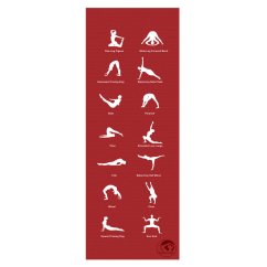 Podložka na jógu TRENDY HOME 180 x 60 x 0,5 cm, červená