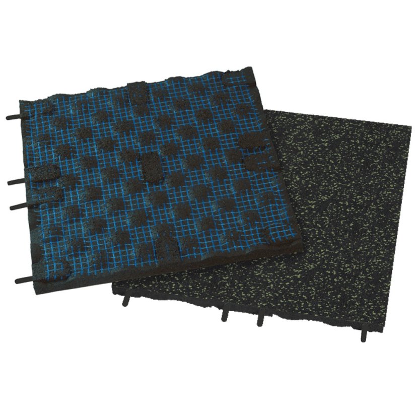 Podlaha SPORTEC STYLE COLOR tl. 70 mm, 15 % EPDM - Varianta: Style 50 x 50 cm, Color 15 %, 70 mm, šedá