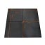 Sportovní podlaha GF RELIEF PREMIUM 30 mm, 100 x 100 cm černá