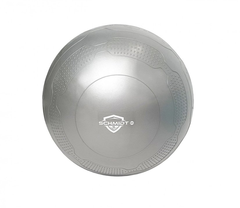 Gymnastická lopta IRONLIFE 65 cm, STRIEBORNÁ
