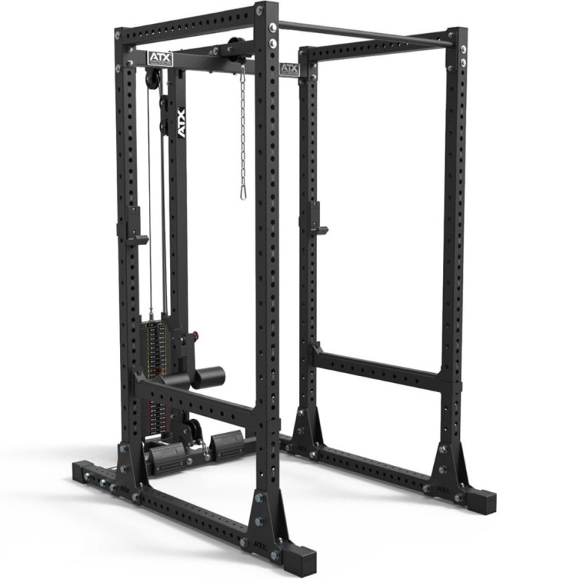 Posilovací klec Power rack ATX LINE PRX-770 + Horní/spodní kladka na cihličky + PUL3, výška 225 cm