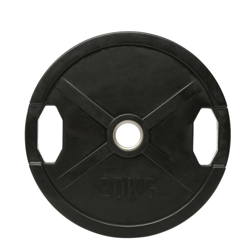 Pogumovaný kotúč čierny ATX LINE 20 kg