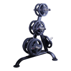 Stojan na kotúče LIFEMAXX; Weightplate rack, čierny